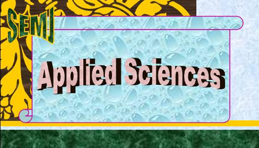 Applied Sciences