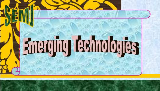 Emerging Technologies