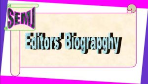 editors biography