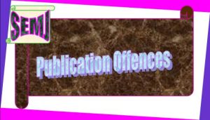 publication offences